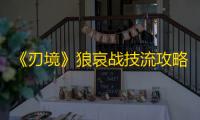 《刃境》狼哀战技流攻略