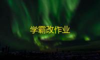 学霸改作业
